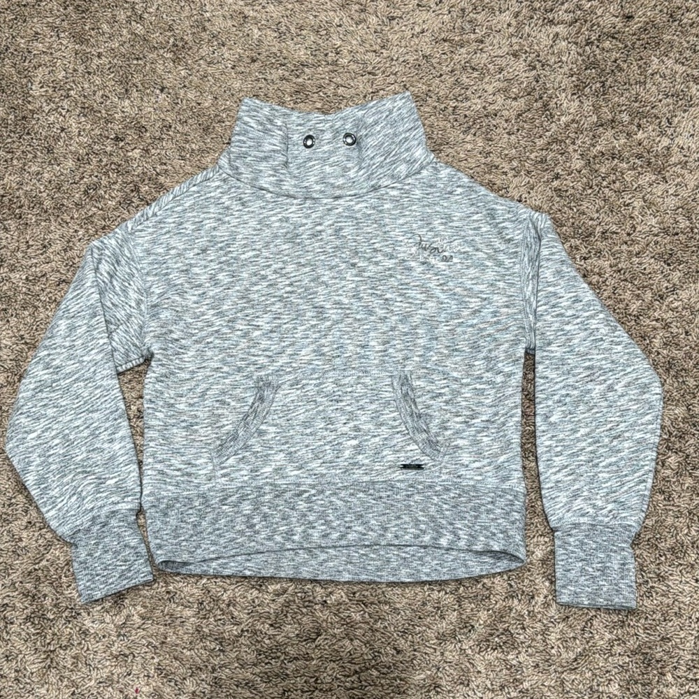 Justice Girl Gray Warm Sweatshirt Size 8
